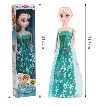 8PCS stilių Aukštos Kokybės Boneca 30cm Elsa Lėlė Mergaitėms, Žaislai, Karščiavimas 2 Princesė Ana Ir Elsa Lėlės Drabužius Lėlėms Vaikams