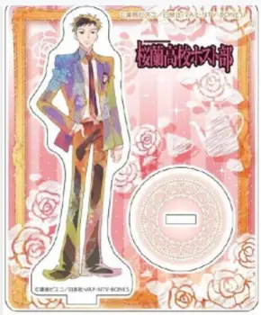 Anime Ouran High School Host Club Haruhi Fujioka Karalius Akrilo Stovi Paveikslas Modelis Plokštė, Stalo Dekoras Ekranas Cosplay Stalo Dekoras