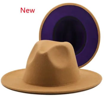 Baltos spalvos natūralių fedora skrybėlę naujų spalvų top hat unisex skrybėlę džiazo nauja bažnyčia, Panamos skrybėlė 2021 vėliau spalva profesinės didmeninės