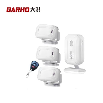 Darho 3senors Shop Parduotuvėje Home Security Sveiki Varpelių Belaidžiu Infraraudonųjų SPINDULIŲ Judesio Jutiklio Signalo Įrašas Doorbell Jutiklis