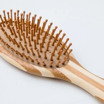 Denman Gumos Ventiliacijos, Kondicionavimo Plaukų Šepetys Užsakymą Bambuko Plaukų Šepetys Paspaudus Šukos plaukų iššukavimo Bambuko masažas Plaukų Šepetys