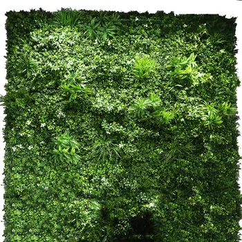 Dirbtinis žalia žolė sienos su Eukalipto lapų puokštė modeliavimas augalų 40*60cm vestuvių 