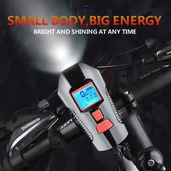 Dviračių priedai USB Baterija Dviračių Lempos Ragų Kodas Metrų Stiprios Šviesos Vandeniui Mtb priedai galia banko dviračių