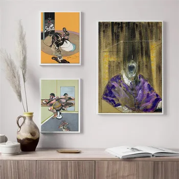 Francis Bacon Garsaus Menininko Abstrakčiai Bullfight Drobė, Tapyba, Plakatas ir Spausdinimo Gyvenimo Kambario Dekoro Sienos Meno Dekoro