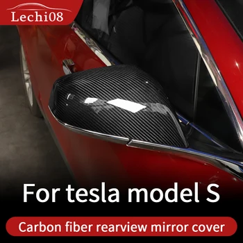 Galinio vaizdo veidrodėlio dangtelis automobilių tesla model s tesla 2018 modelis s tesla automobilių reikmenys tesla model s anglies pluošto išorė