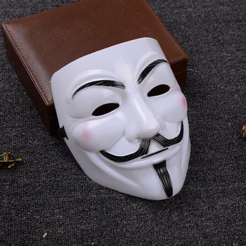 Guy Fawkes Anonimas Vendetta Mask Helovinas Fancy Dress Kostiumai, Cosplay Venecijos Karnavalas Kaukė Kalėdų Dovanos Vyrams