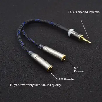 Headphone Splitter 3.5 Y mini Jack Audio Splitter Pratęsimo Kabelis, 3.5 mm Male 2 Uostą 3.5 mm Female AUX-1 su 2, 1m 2m 3m 5m 10m