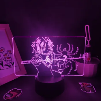 Hunter X Hunter Anime Pav Feitan 3D Led Lempos RGB Neon Naktį Šviesos Manga Dovana Draugui Miegamojo staliukas Stalo Apdailos