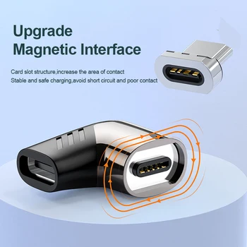 KUULAA 100W Magnetinio USB C Tipo Adapteris, skirtas 