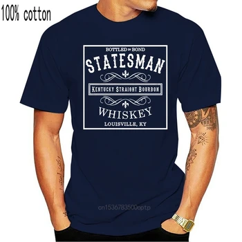 Laisvas Medvilnės marškinėliai Vyrams Kietas Viršūnes T Shirts Kingsman Įkvėpė Valstybininkas Viskio Mergaičių marškinėliai kailio drabužiai viršūnės