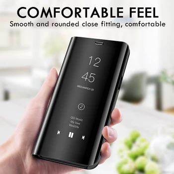 Luxury Smart Veidrodis Apversti Telefoną Atveju KOLEGA Relame 7 8 Pro 