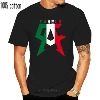 Naujas Canelo Alvarez Komandos Logotipą T-Shirt Visi Dydis S M L Xl 2Xl 3Xl Jav Dydis Slim Fit Tee Marškinėliai