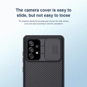 NILLKIN Samsung Galaxy A72 5G Padengti CamShield Pro Atveju Skaidrių Kameros Apsaugoti Atvejais, Samsung A72 4G Telefono dėklas