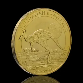 Paauksuoti Australijos Kengūros 1OZ Elžbieta II Australijoje, Suvenyrai, Moneta, Kolekcines, Monetas Medalis
