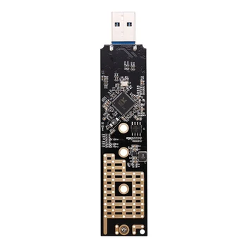 RTL9210 Chip M. 2 NGFF M Klavišą SSD į USB 3.1 Tipo Kortelę, HDD Atveju, USB Laidas, Naujas Dėklas NVMe į USB Adapteris