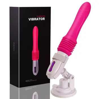 Tikroviškas Dildo, Vibratoriai Teleskopinis Sūpynės Vibruojantis Dildo Moterų Masturbacija Mašina Penis Sekso Žaislai Moterims, Suaugusiųjų Sekso Parduotuvė