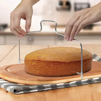 Virtuvės Reikmenys iš Nerūdijančio Plieno Torto Pjovimo Aukščio Pyragas Slicer 