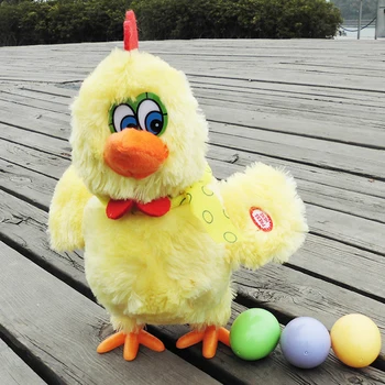 Wonderlife žalias vištos dedeklės turės nustatyti kiaušiniai, viščiukai crazy dainuoti ir šokti elektros pet lėlės, pliušiniai žaislai, Kalėdų dovanos