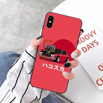 Japonija JDM Automobilių AE86 Priedai Telefono dėklas skirtas iPhone 11 12 mini pro XS MAX 8 7 6 6S Plus X 5S SE 2020 XR