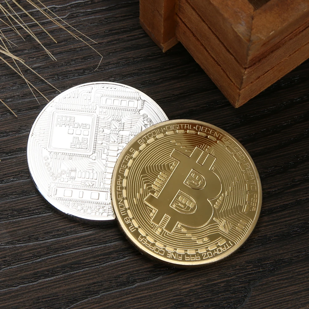bitcoin auksinė moneta
